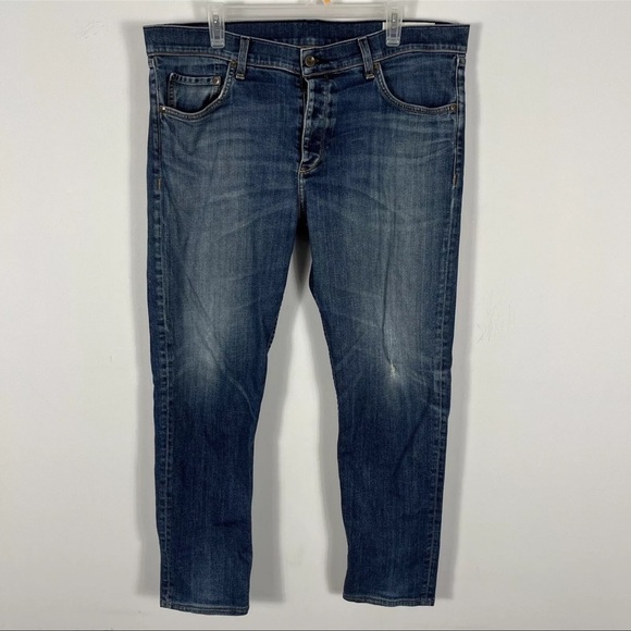 ❤️ Rag & Bone Mens Standard Issue Jeans Fit 2 Slim Leg Blue Knightsbridge 38x29 - Picture 1 of 12